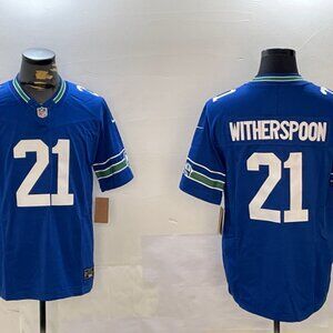 Mens Youth Devon Witherspoon Royal Jersey Stitched